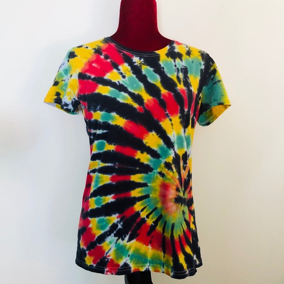 Fruit of the Loom Tops - Handmade Original Tie Dye Tee (WM12)
